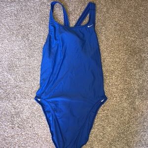 Blue Nike swimsuit